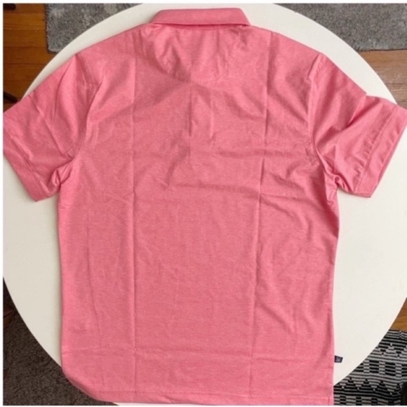 Mizzen+Main Wilson Golf Polo Shirt Red Heather Men’s Size Medium New Trim Fit - Picture 10 of 10